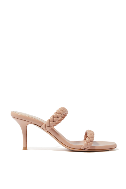 Gianvito Rossi Marley Leather Mules